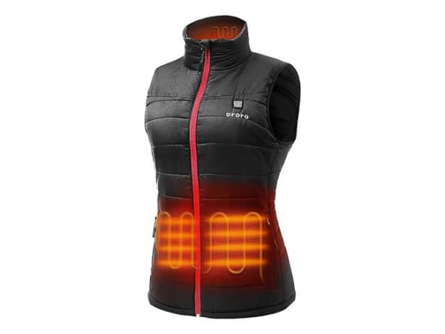 ORORO Women's Lightweight Heated Vest with Battery Pack
