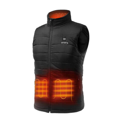 ORORO Men's Lightweight Heated Vest with Battery Pack