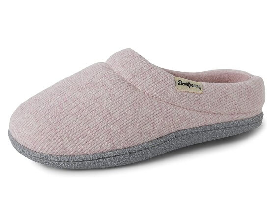 Dearfoams Women's Memory Foam Comfort Easy onOff Clog Slipper